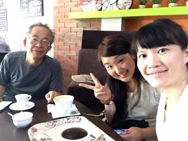 マイさん、カフェでの集合写真