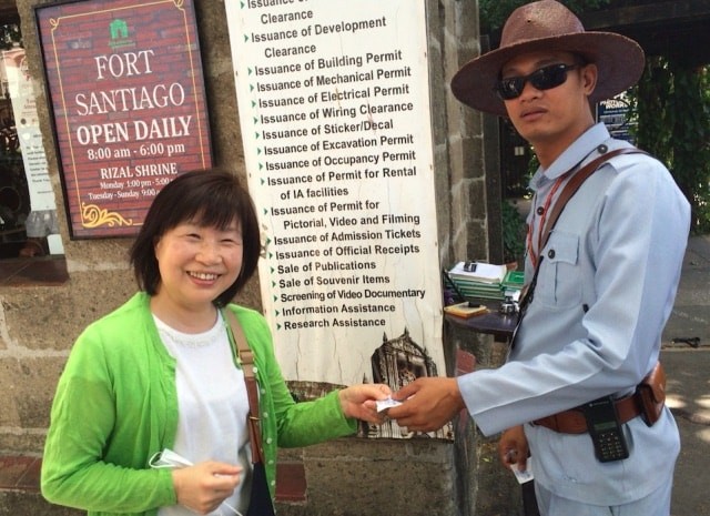 サチコさんのマニラツアーの様子